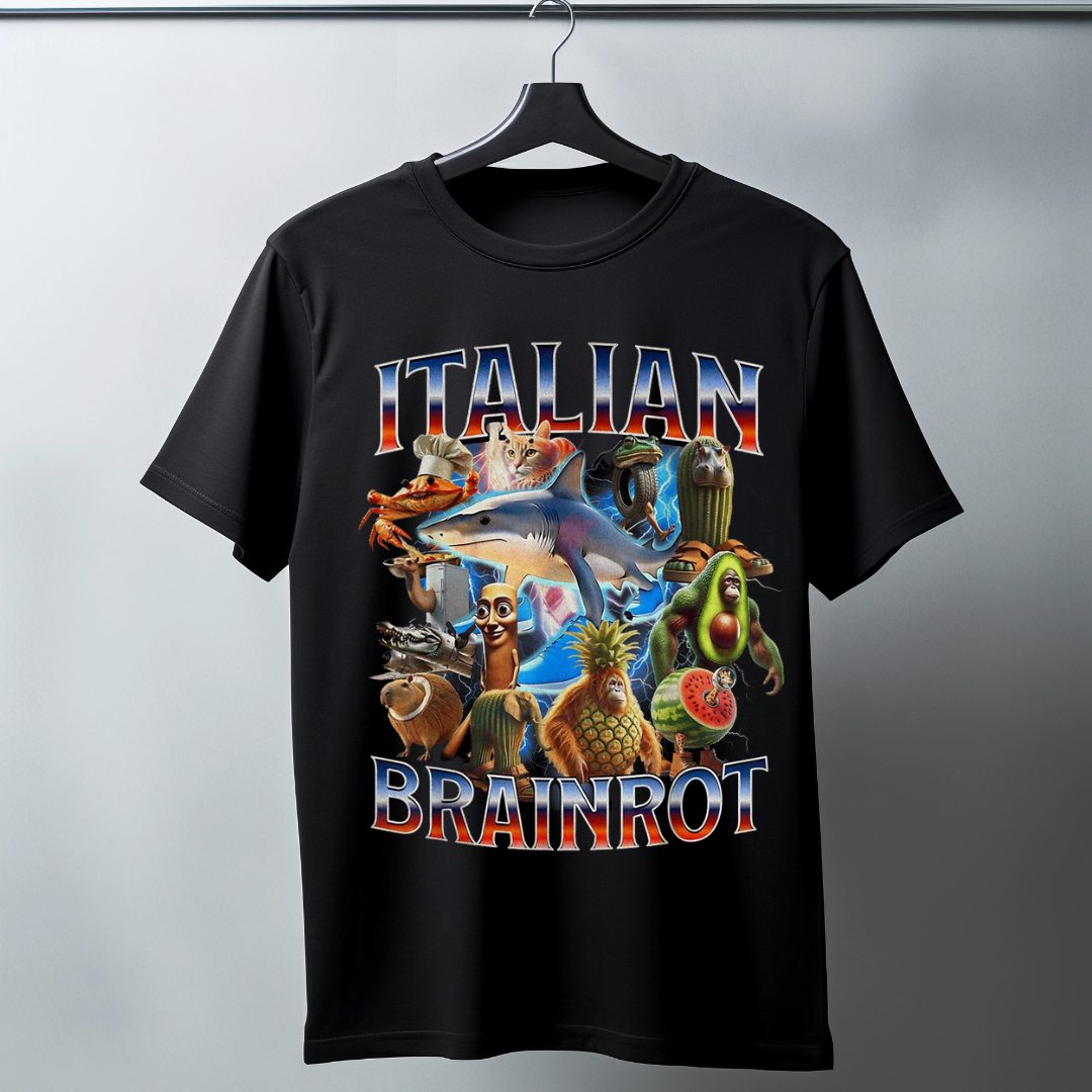 Polera infantil Algodón - Italian Brainrot
