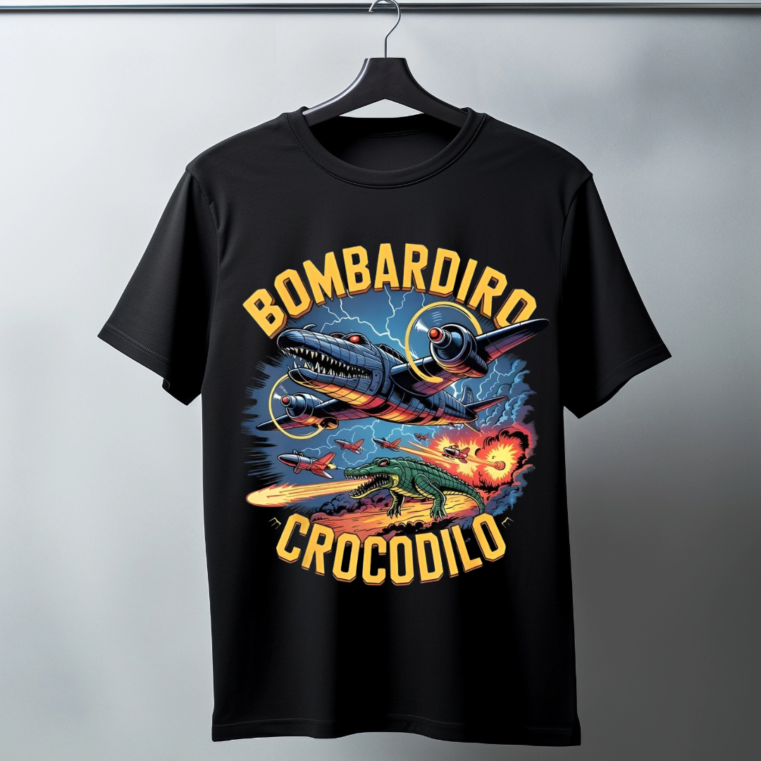 Polera infantil Algodón - Bombardiro Crocodilo