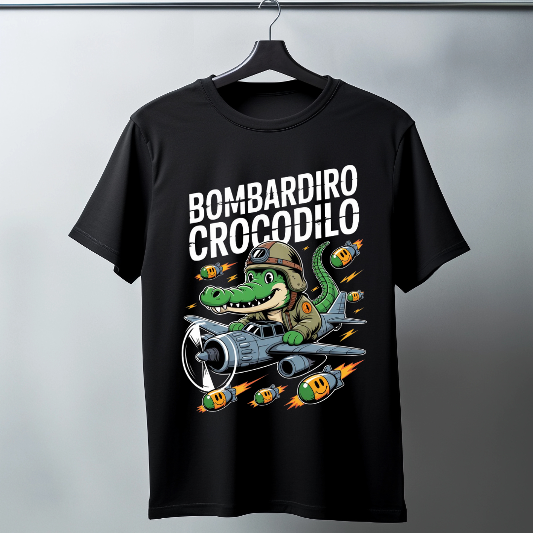 Polera infantil Algodón - Bombardiro Crocodilo
