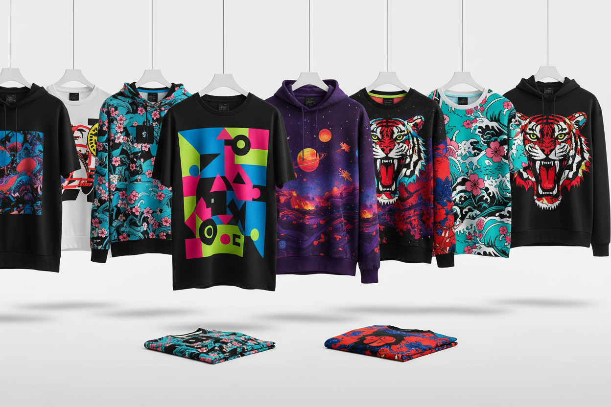 ropa estampada poleras